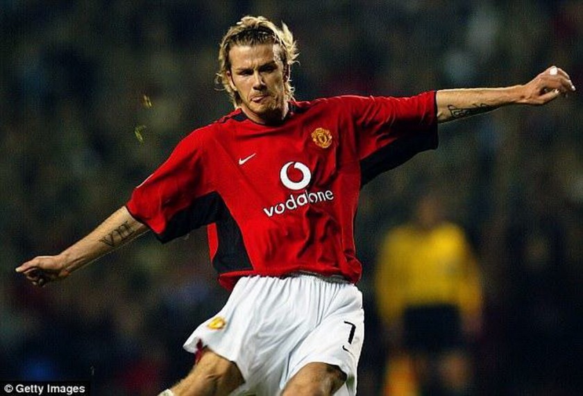 Beckham's Official Manchester United Signed Shirt 2002/03