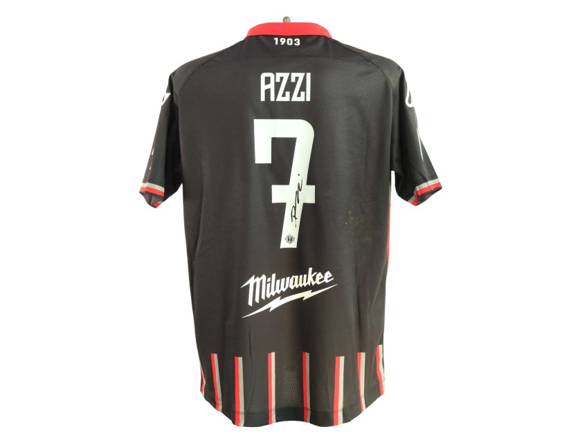 Maglia Azzi unwashed Bari vs Cremonese 2025 - Autografata