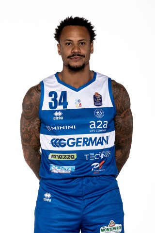 Pallacanestro Brescia Jersey Worn and Signed by David Moss – Nickname Day