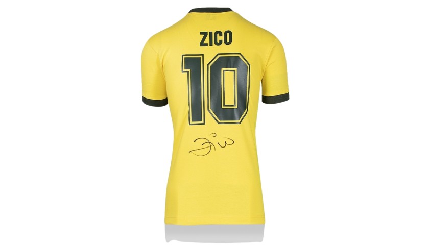 Zico's Brazil 1982 Signed Shirt