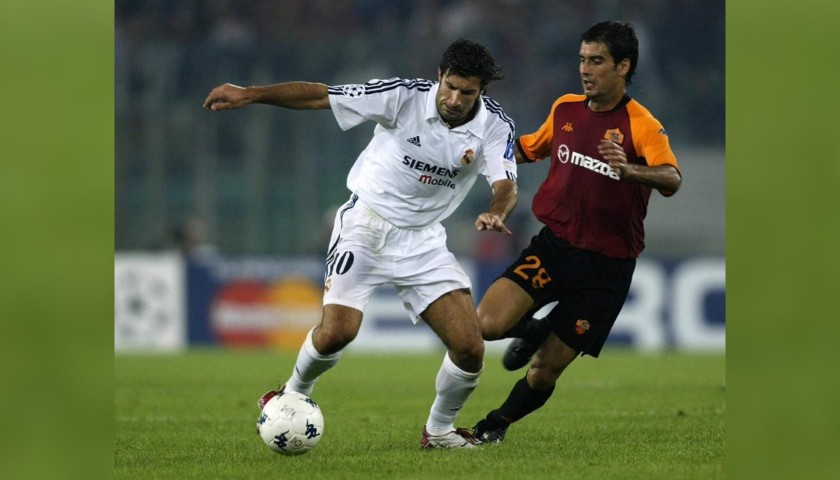 Figo's Official Real Madrid Signed Shirt, 2001/02