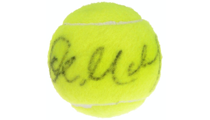 John McEnroe Hand Signed Tennis Ball