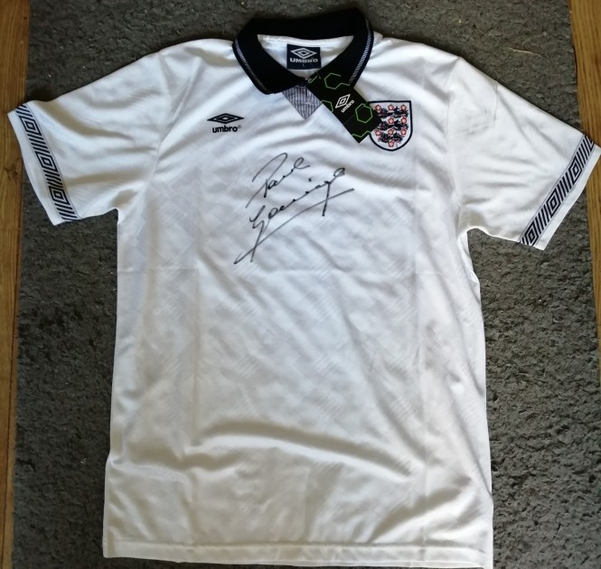 Paul Gascoigne's England 1990 World Cup Signed Shirt