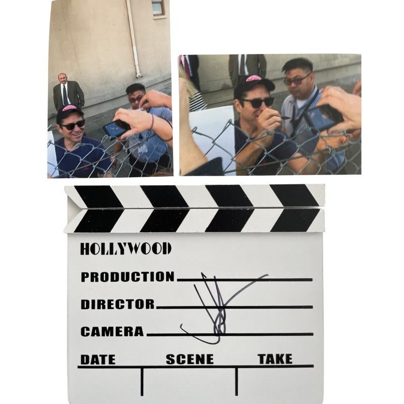 Star Wars – J.J. Abrams Signed Clapperboard with Signing Photos – 8 x 12 Inches