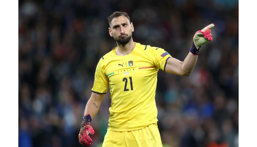 Donnarumma's Match Issued Shirt, Italy-Spain 2021