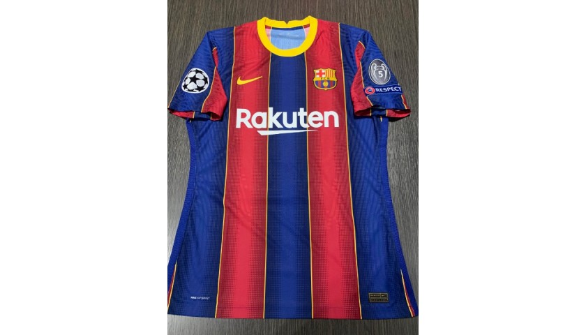 Messi's FC Barcelona Signed Shirt - 2011 Champions League Final -  CharityStars