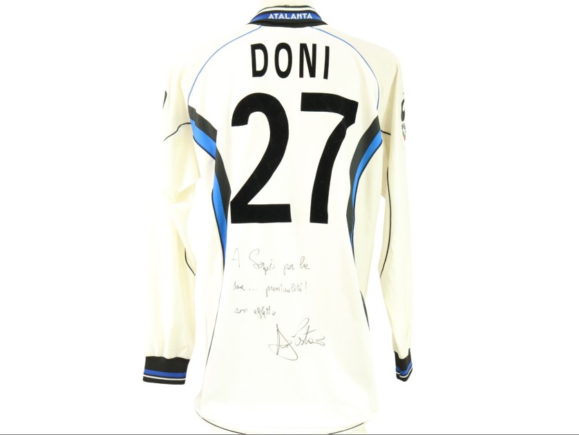 Doni Official Atalanta Signed Shirt, 2001/02