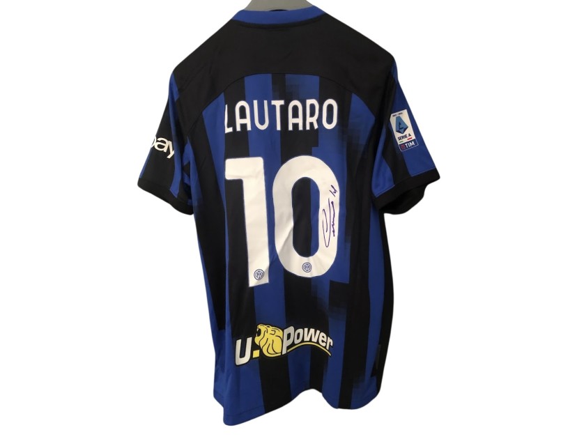 Lautaro "Campioni" Signed Official Inter Milan Shirt, 2023/24