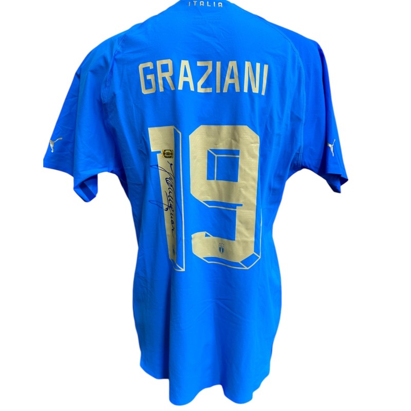 Graziani's Italy Legends Signed Match-Issued Shirt