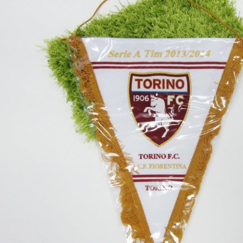 Torino official pennant, swapped by Captains, Torino-Fiorentina, Serie A 13/14