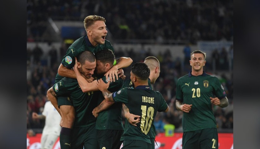 Romagnoli's Match Shirt, Italy-Greece 2019