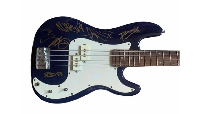 Linkin Park Signed Electric Bass Guitar