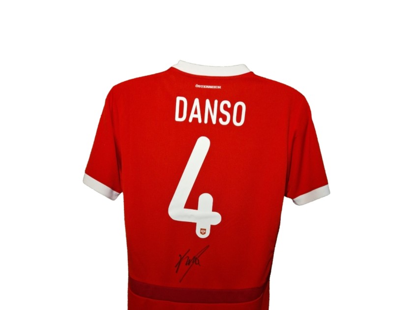 Kevin Danso Signed Austria 2024-25 Home Football Shirt 