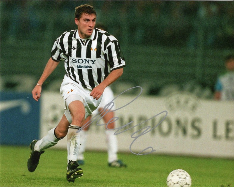 Christian Vieri Signed Photograph