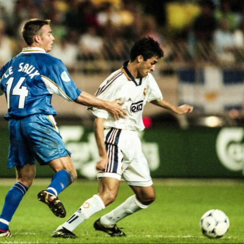 Raul's Real Madrid Match Shirt, UEFA Supercup 1998