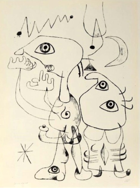 Lithograph Signed by Joan Miró 