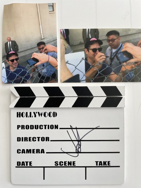 Star Wars – J.J. Abrams Signed Clapperboard with Signing Photos – 8 x 12 Inches
