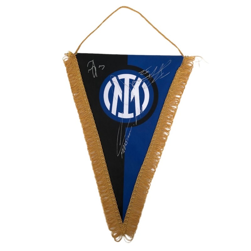 Official Inter Milan Pennant, 2023/24 - Signed by the Players