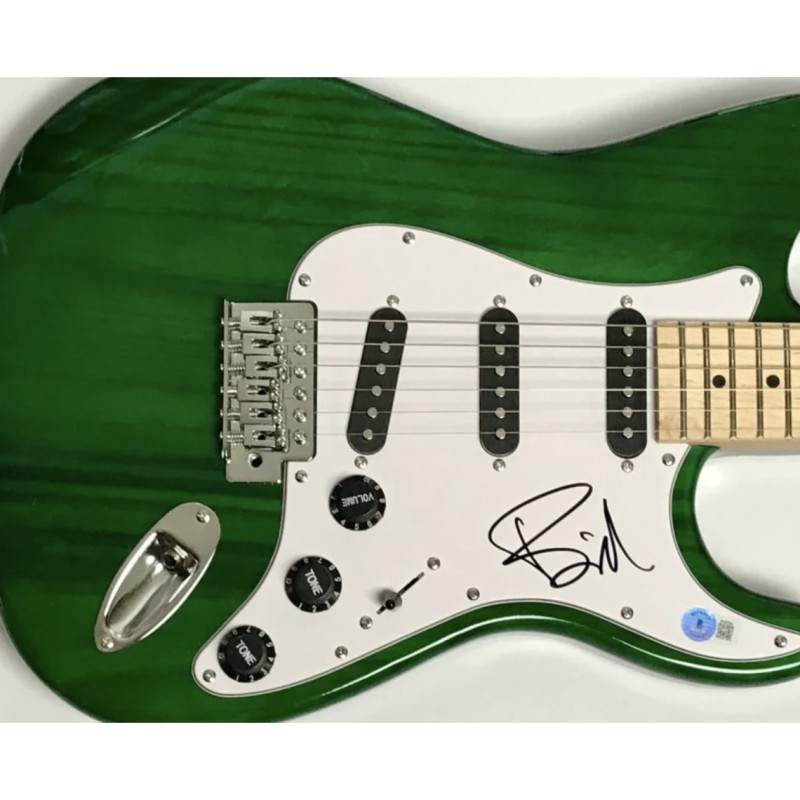 Green Day Signed Guitar