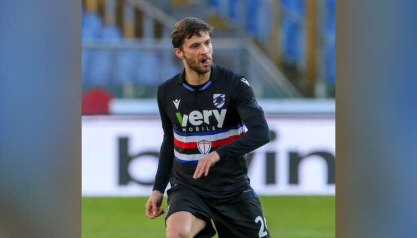 Bereszynski's Sampdoria Match Signed Shirt, 2020/21 