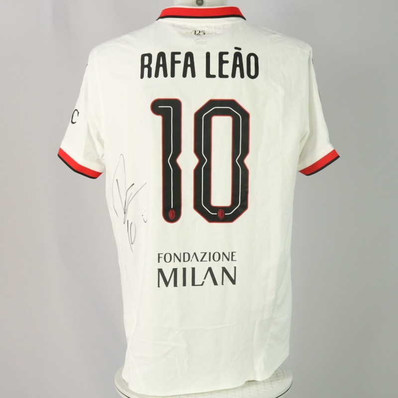 Rafa Leào's Milan Signed Match-Issued Shirt, 2024/25