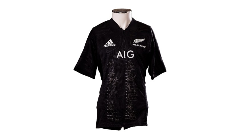 All Blacks 2017 Squad Signed Shirt