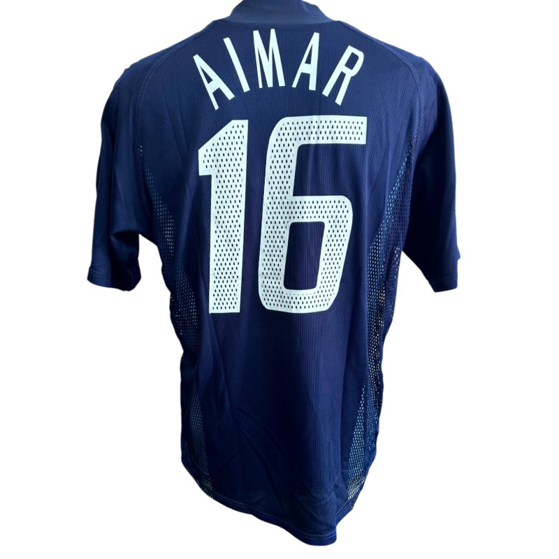Aimar's Match-Worn Shirt, Sweden vs Argentina FIFA World Cup 2002