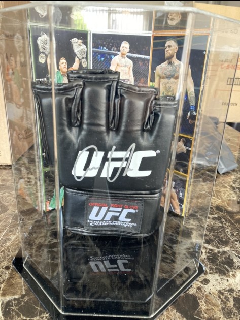 Conor McGregor's Signed UFC Glove In Display Case