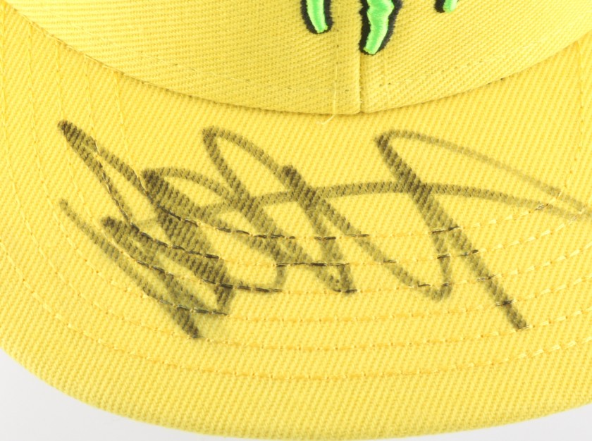Official Monster hat, signed by Valentino Rossi