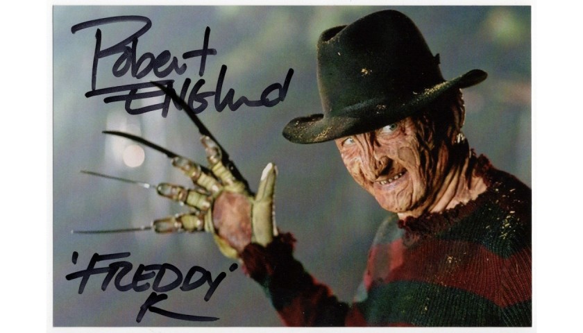 "A Nightmare on Elm Street" - Robert Englund Signed Photograph