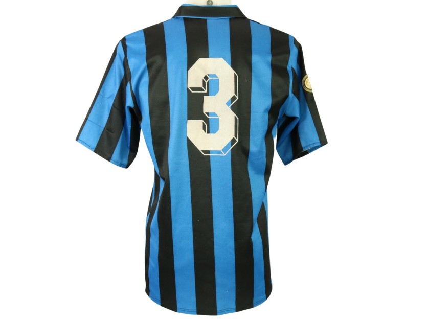 Brehme's Inter Milan Match Shirt, 1989/90