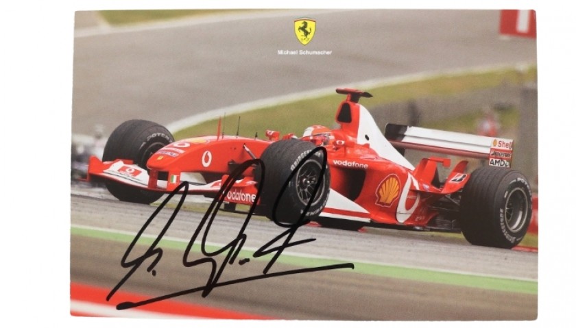 Modellino Ferrari F1 - Autografato da Michael Schumacher - CharityStars