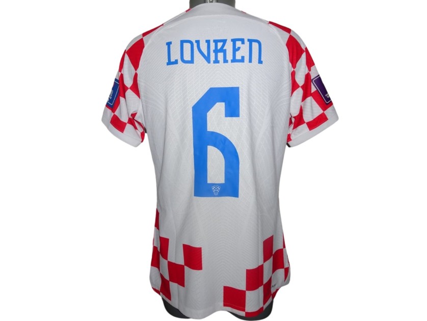 Lovren's Match-Issued Shirt, Japan vs Croatia - World Cup 2022