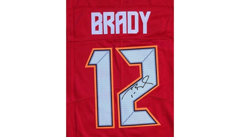 Tom Brady Hand Signed New England Patriots Jersey - CharityStars