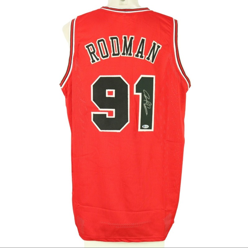 Rodman Replica Chicago Signed Jersey