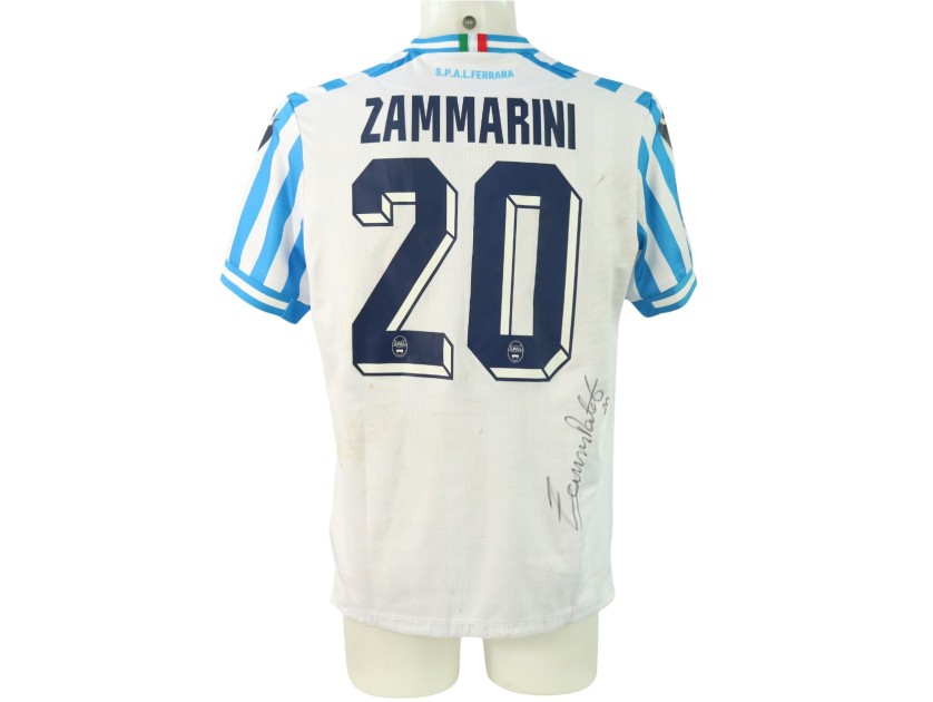 Zammarini's Signed Unwashed Shirt, SPAL vs Virtus Entella 2024 