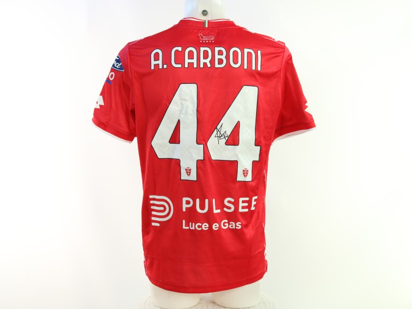 Carboni's Monza vs Juventus Signed Unwashed Shirt, 2024