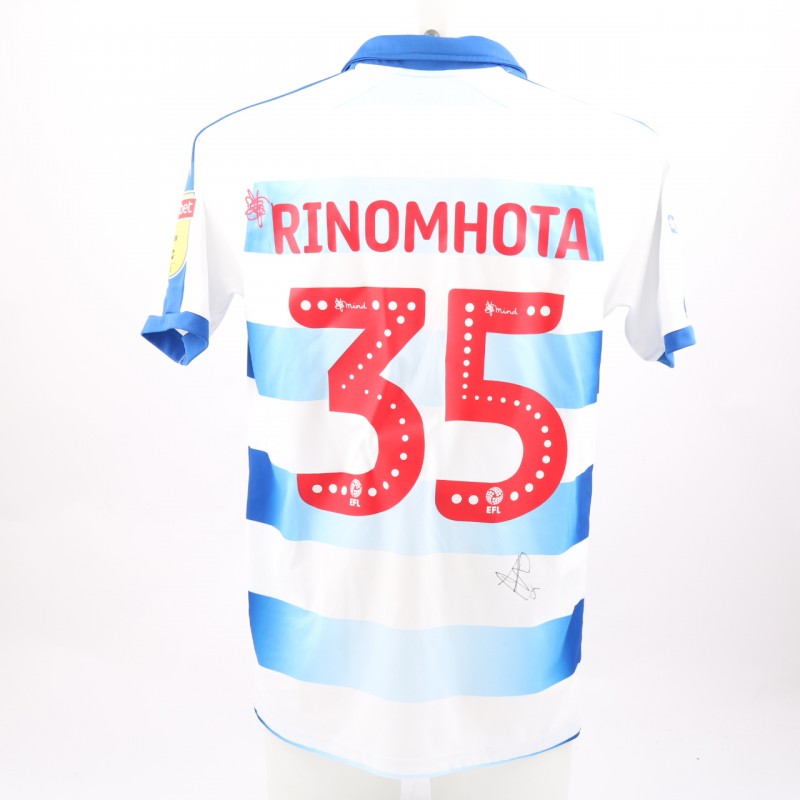 Rinomhota's Match-Worn Reading FC Signed Poppy Home Shirt 