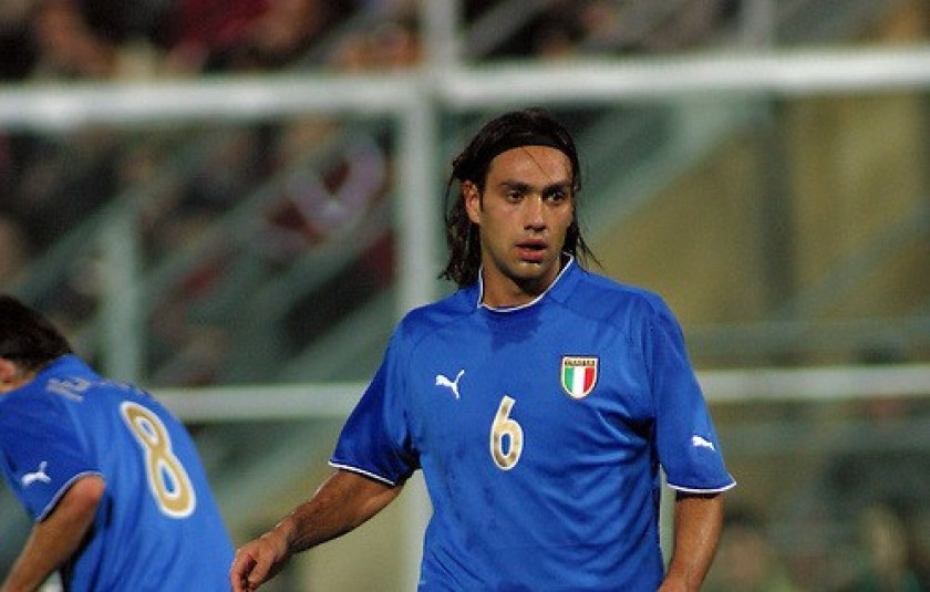 Nesta's Match Shirt, Finland vs Italy 2003