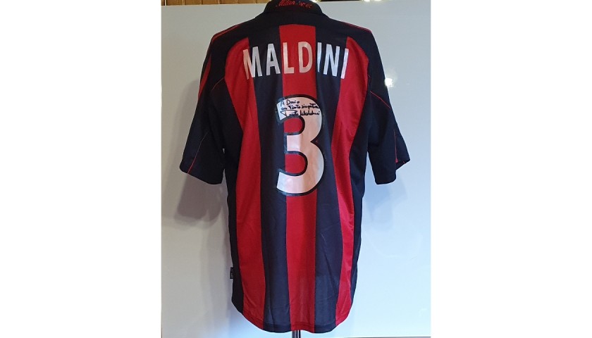 Maldini's AC Milan Signed Shirt