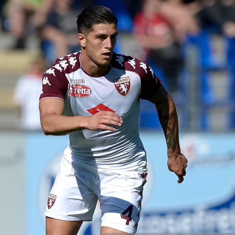 Bonifazi's Match-Issued/Signed Crotone-Torino Shirt - Gigi Meroni Special Patch