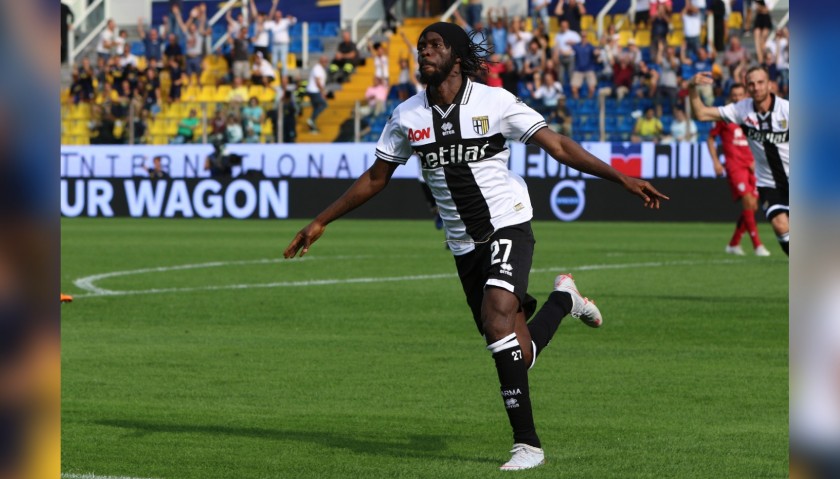 Gervinho's Parma Match Shirt, Serie A 2018/19
