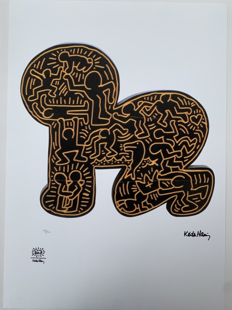 Keith Haring Litografia firmata