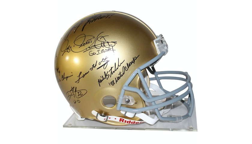 Notre Dame Championship 1988 Helmet
