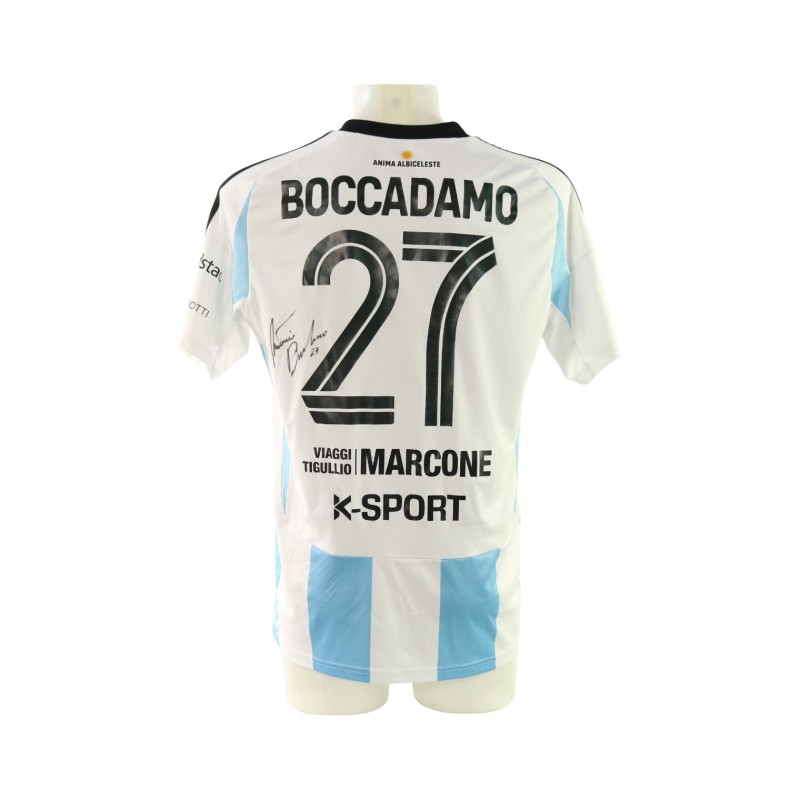 Boccadamo's Virtus Entella vs Pontedera Signed Unwashed Shirt, 2025