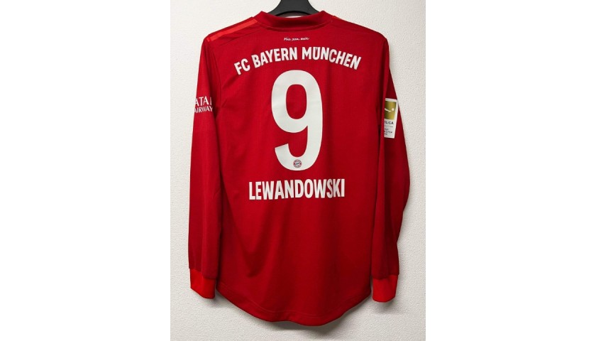 Robert Lewandowski's Bayern Munich Match Shirt 