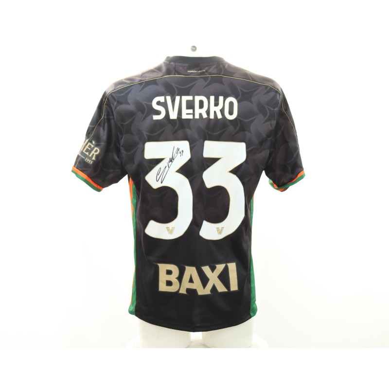 Maglia Sverko Unwashed Venezia vs Inter, 2025 - Autografata