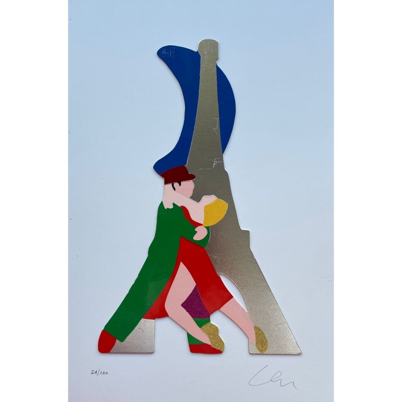 "Lovers in Paris" by Marco Lodola