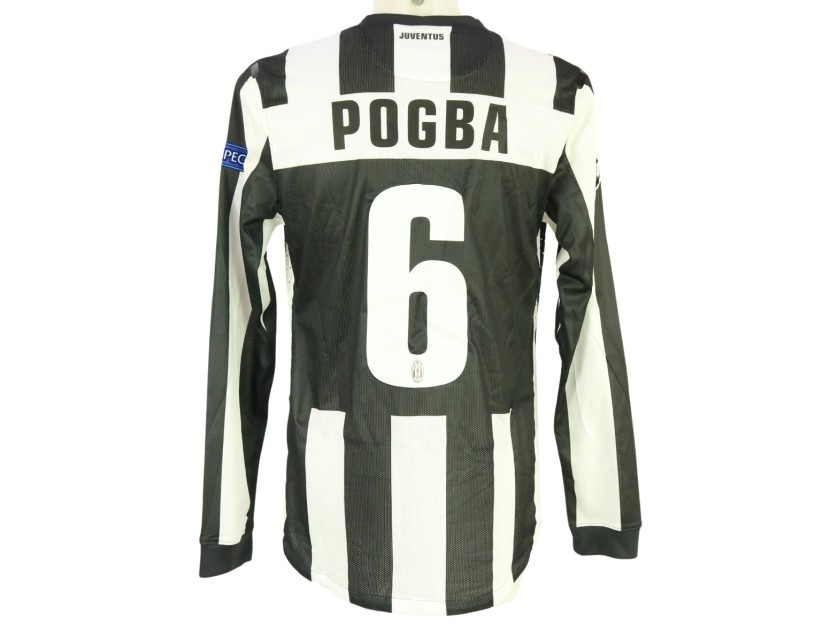 Pogba's Juventus Match-Issued Shirt, UCL 2012/13