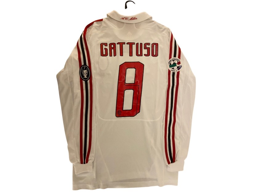 Gattuso's Milan Match-Worn Shirt, 2007/08